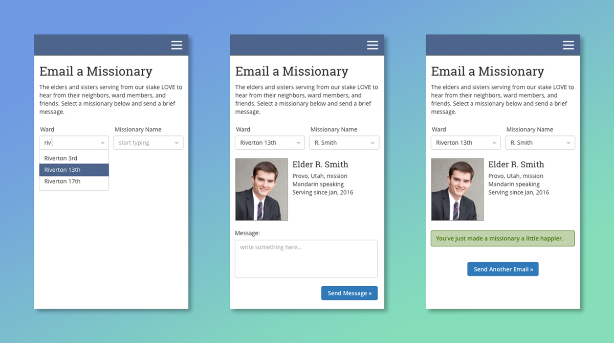 Email a Missionary